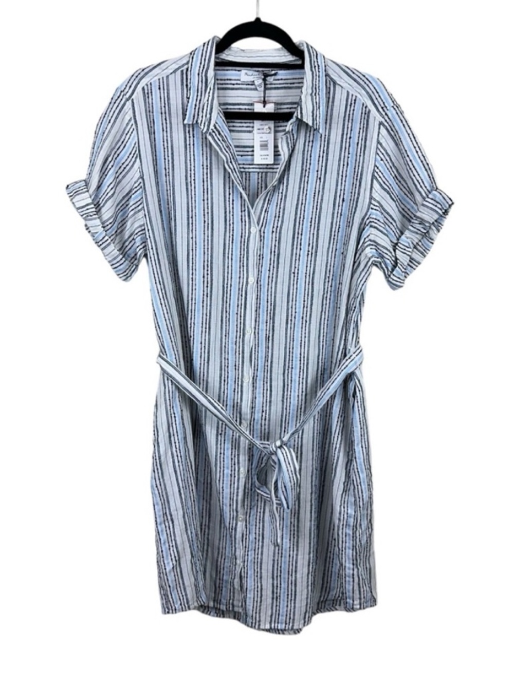 Michael Stars Sammy Stripe Button Down Shirt Dress